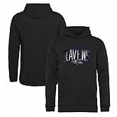 Youth Baltimore Ravens NFL Pro Line by Fanatics Branded Arch Smoke Pullover Hoodie Black,baseball caps,new era cap wholesale,wholesale hats